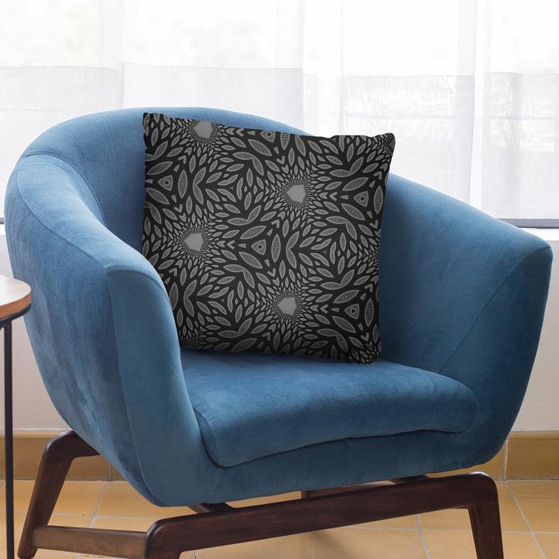 Interconnection Iii  Throw Pillow By Cameron Gray - by all about vibe