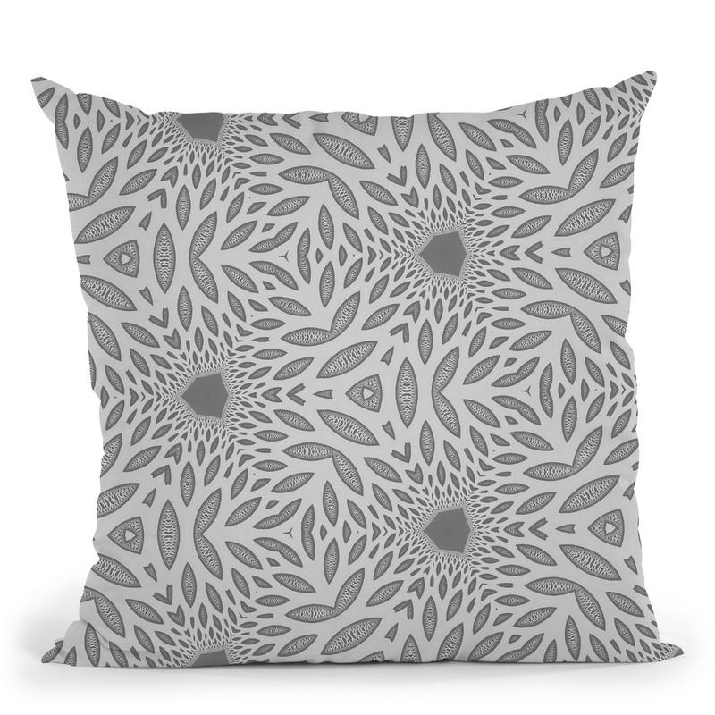 Interconnection Iv  Throw Pillow By Cameron Gray - by all about vibe