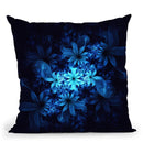 Luminous Flowers  Throw Pillow By Cameron Gray - by all about vibe