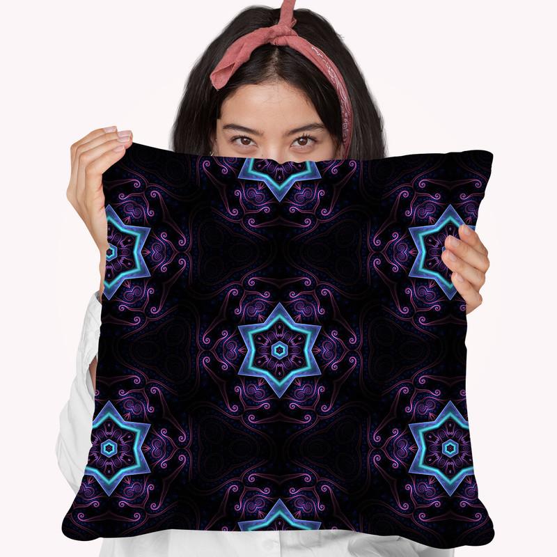 Night Session Visions Ii  Throw Pillow By Cameron Gray - by all about vibe