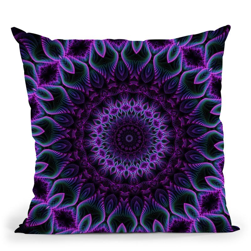 Set And Setting Vii  Throw Pillow By Cameron Gray - by all about vibe