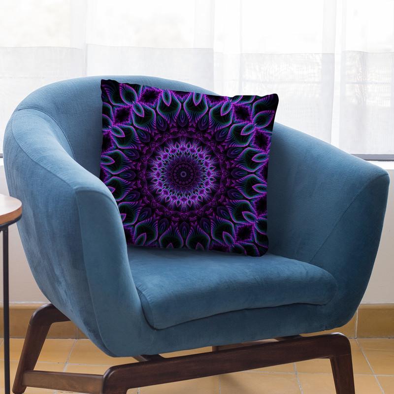 Set And Setting Vii  Throw Pillow By Cameron Gray - by all about vibe