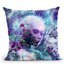 Discovering The Cosmic Consciou  Throw Pillow By Cameron Gray - by all about vibe