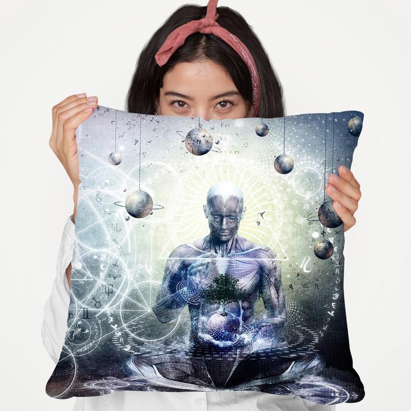 Experience So Lucid, Discovery So Clear  Throw Pillow By Cameron Gray - by all about vibe