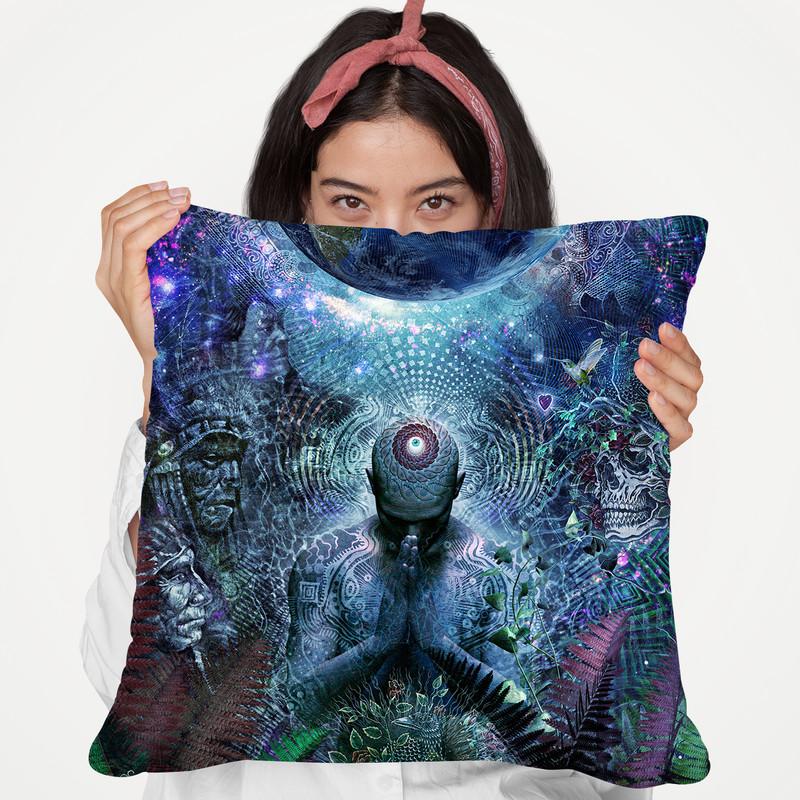 Gratitude For The Earth And Sky  Throw Pillow By Cameron Gray - by all about vibe