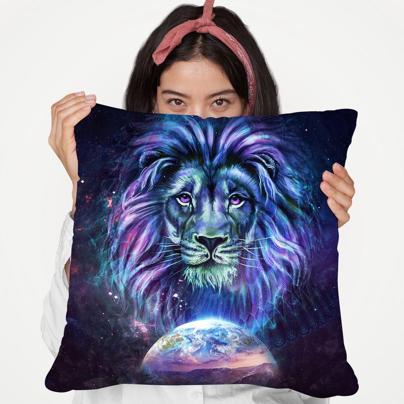 Guardian Cgray  Throw Pillow By Cameron Gray - by all about vibe