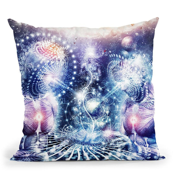 The Knowledge Of The Planets  Throw Pillow By Cameron Gray - by all about vibe