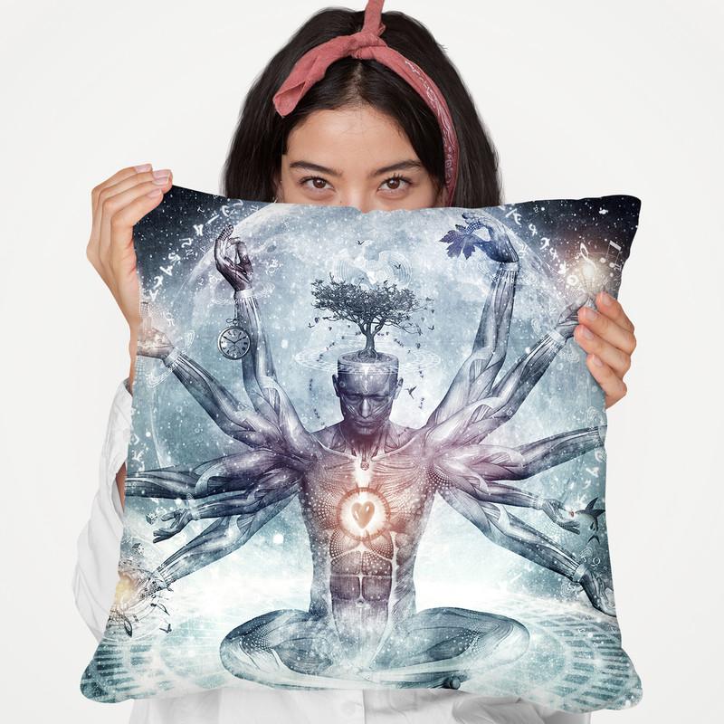 The Neverending Dreamer  Throw Pillow By Cameron Gray - by all about vibe