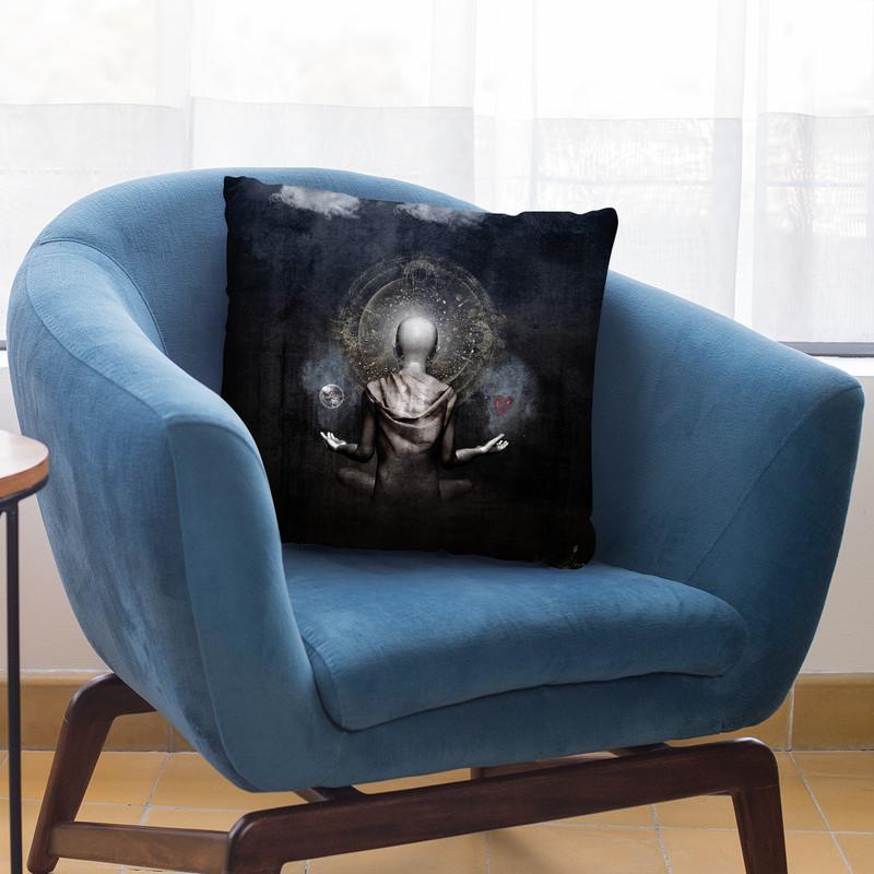The Projection  Throw Pillow By Cameron Gray - by all about vibe