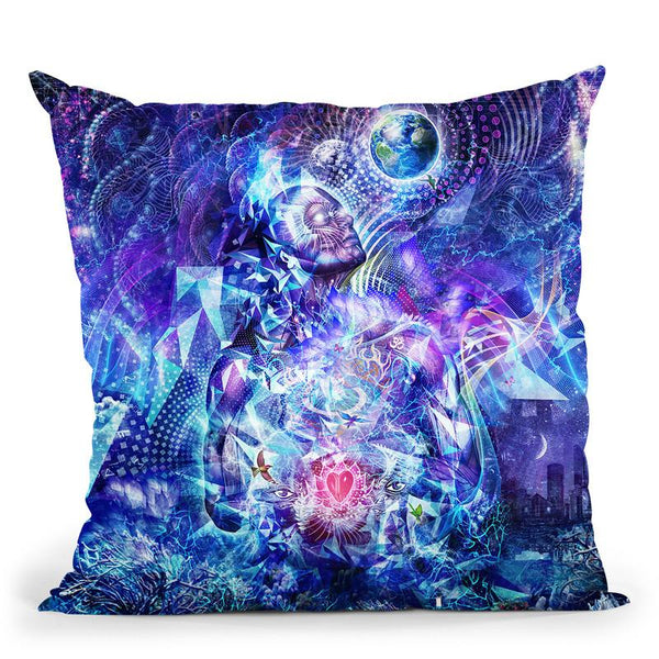 Transcension  Throw Pillow By Cameron Gray - by all about vibe
