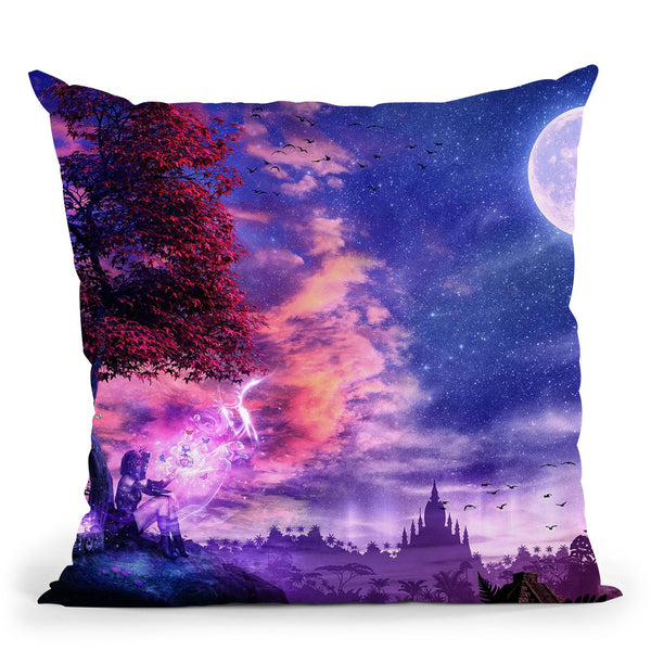 A Place For Fairy Tales Throw Pillow By Cameron Gray