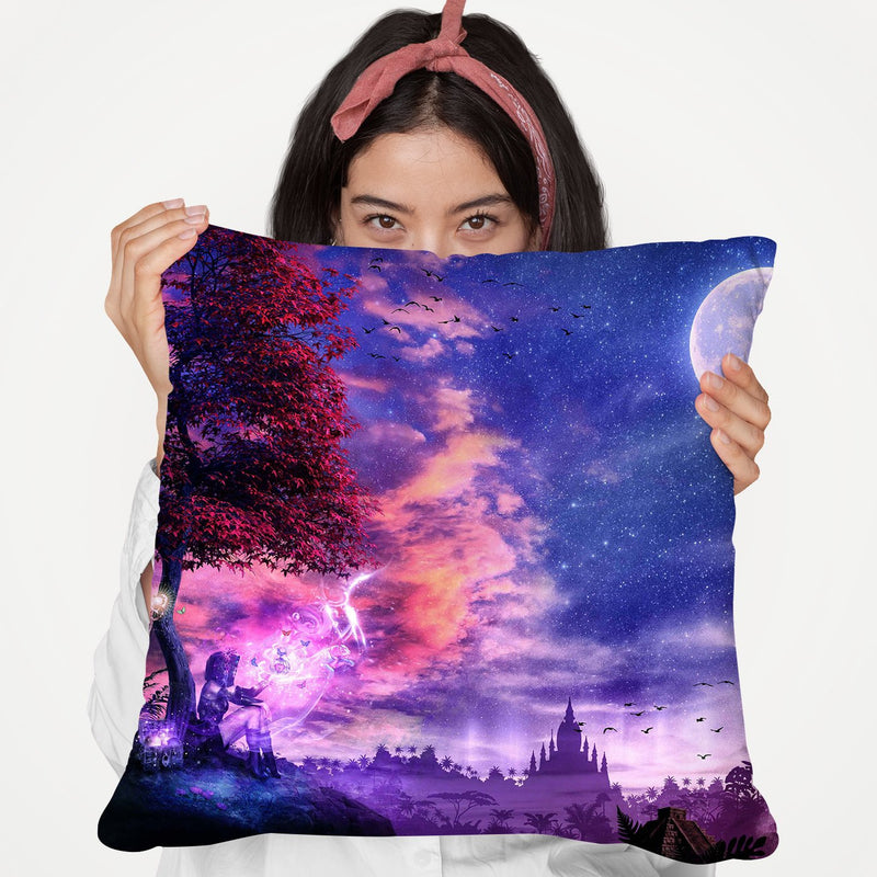 A Place For Fairy Tales Throw Pillow By Cameron Gray
