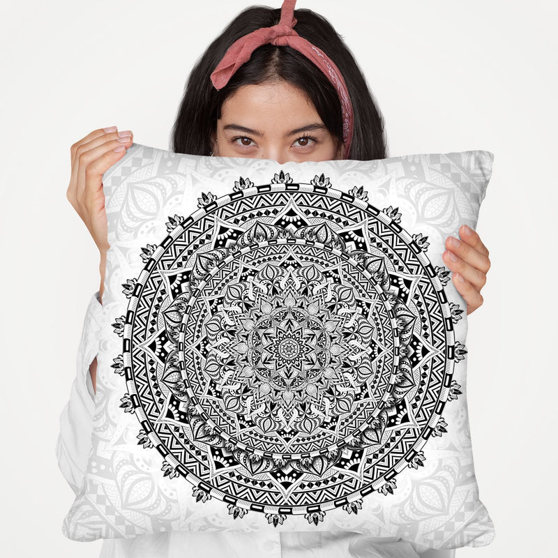 Mandala Love 1 Throw Pillow By Cameron Gray