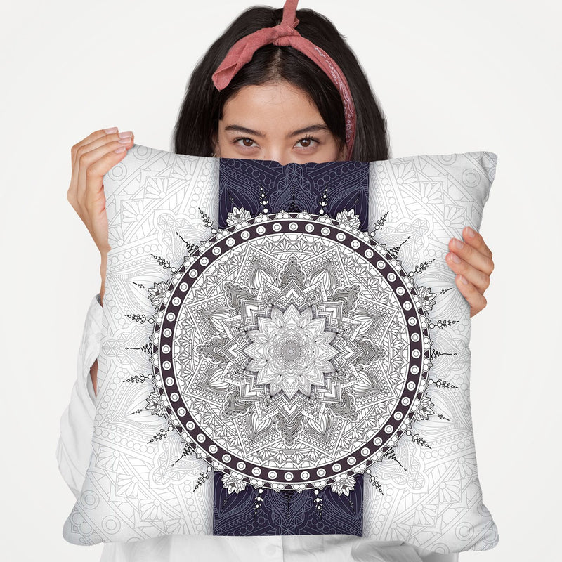 Mandala Love 2 Throw Pillow By Cameron Gray