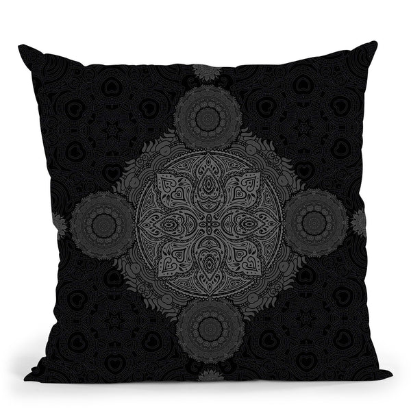 Mandala Love 3 Throw Pillow By Cameron Gray