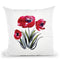 Poppies Throw Pillow By Christine Lindstrom