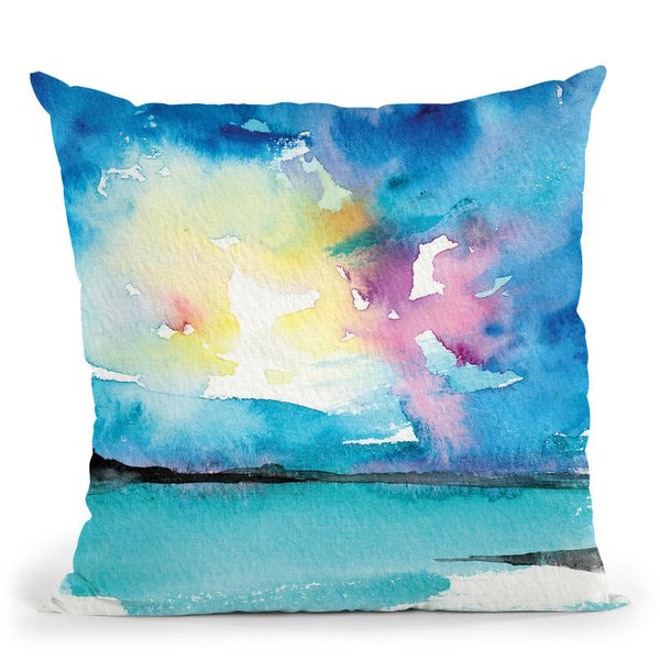Seascape Ii Throw Pillow By Christine Lindstrom