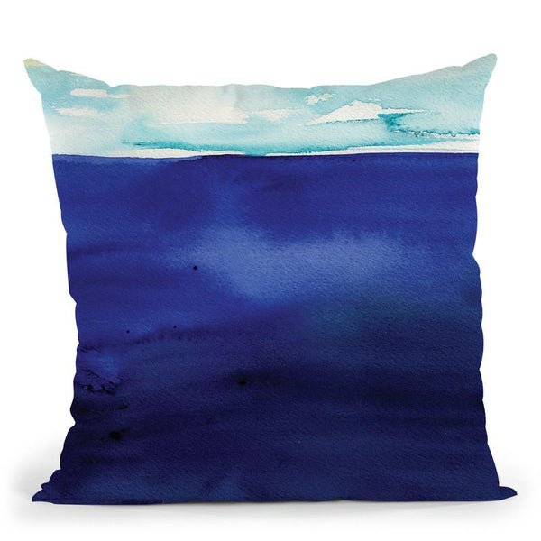Seascape Throw Pillow By Christine Lindstrom