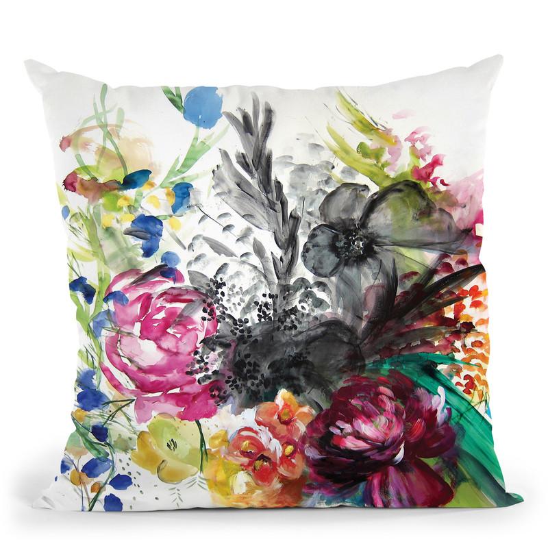 Secret Garden Throw Pillow By Christine Lindstrom