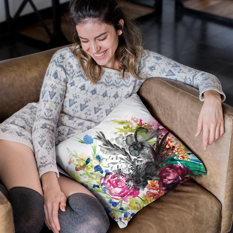 Secret Garden Throw Pillow By Christine Lindstrom