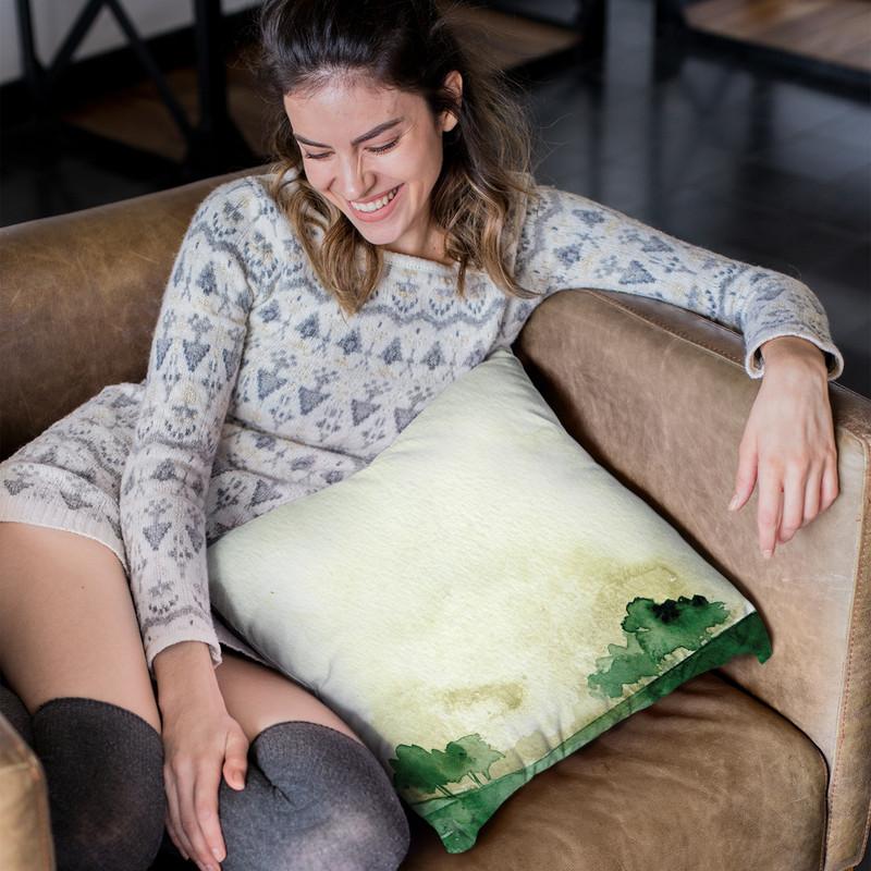Treescape Throw Pillow By Christine Lindstrom