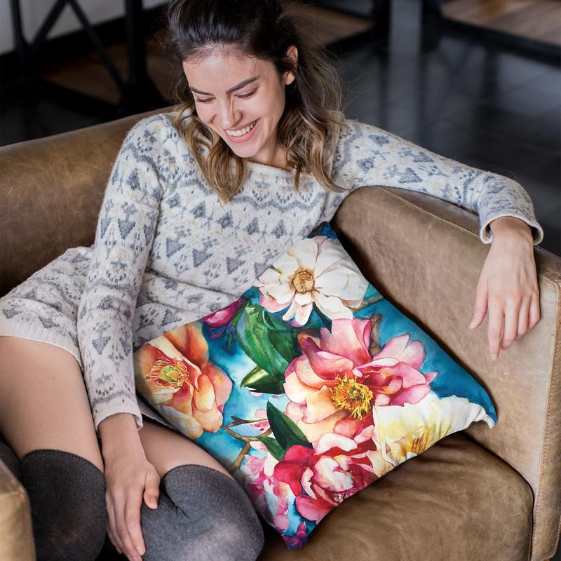 Tropica Throw Pillow By Christine Lindstrom