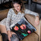 Tulips On Dark Throw Pillow By Christine Lindstrom