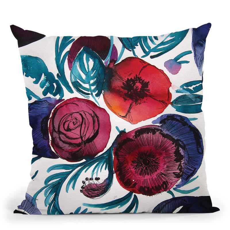 Violetta Throw Pillow By Christine Lindstrom