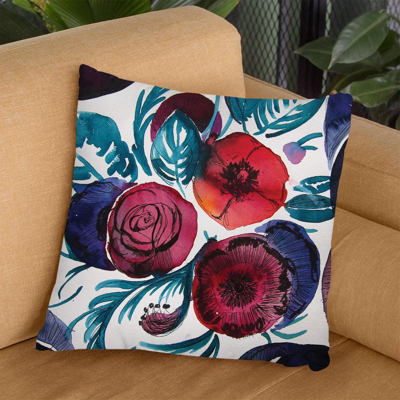 Violetta Throw Pillow By Christine Lindstrom