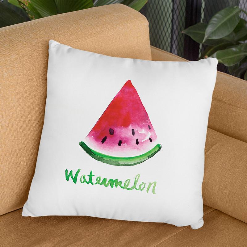 Watermelon Throw Pillow By Christine Lindstrom