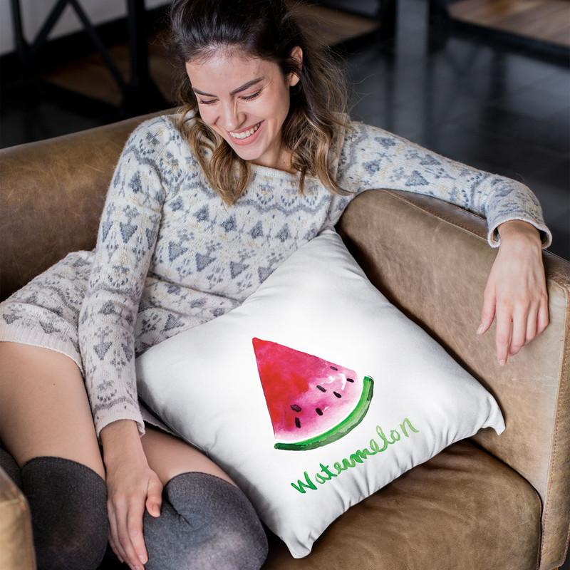 Watermelon Throw Pillow By Christine Lindstrom