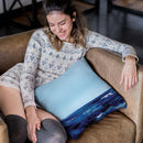 Beach Day In September Small Throw Pillow By Christine Lindstrom