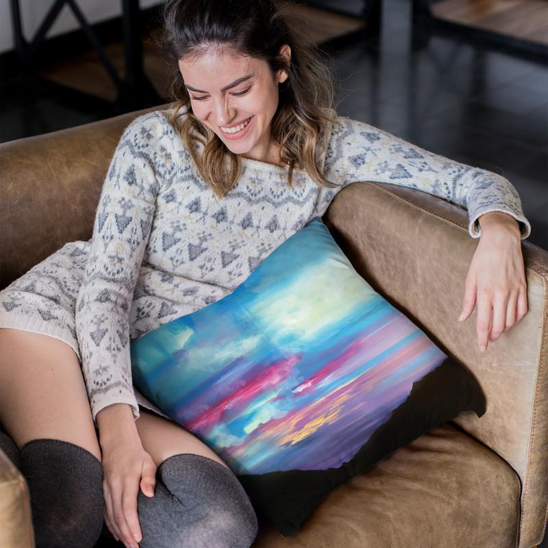 Before The Night Throw Pillow By Christine Lindstrom
