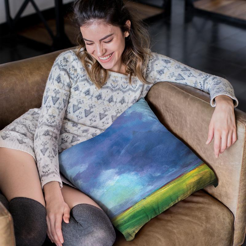 Before The Storm Throw Pillow By Christine Lindstrom