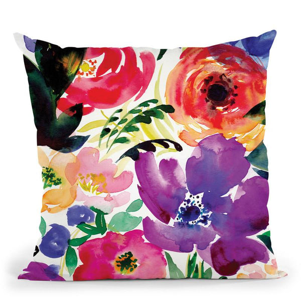 Bloom Throw Pillow By Christine Lindstrom