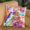 Bluebird In The Blooms Throw Pillow By Christine Lindstrom
