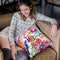 Bluebird In The Blooms Throw Pillow By Christine Lindstrom