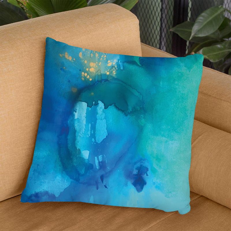 Continents Throw Pillow By Christine Lindstrom