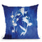 Cyanotype Throw Pillow By Christine Lindstrom