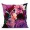 Dahlias Small Throw Pillow By Christine Lindstrom