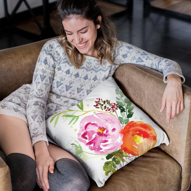 Eva Throw Pillow By Christine Lindstrom