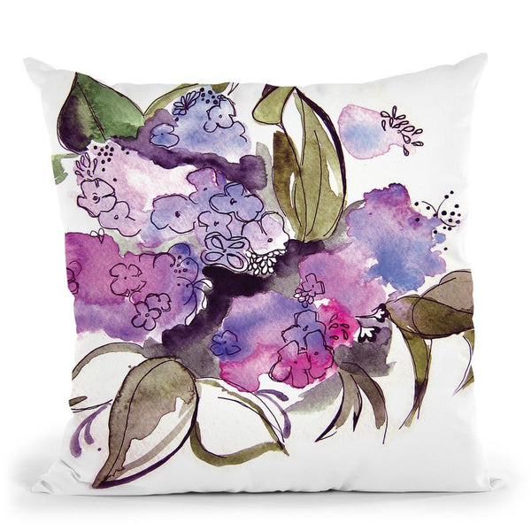 Floral Ii Throw Pillow By Christine Lindstrom