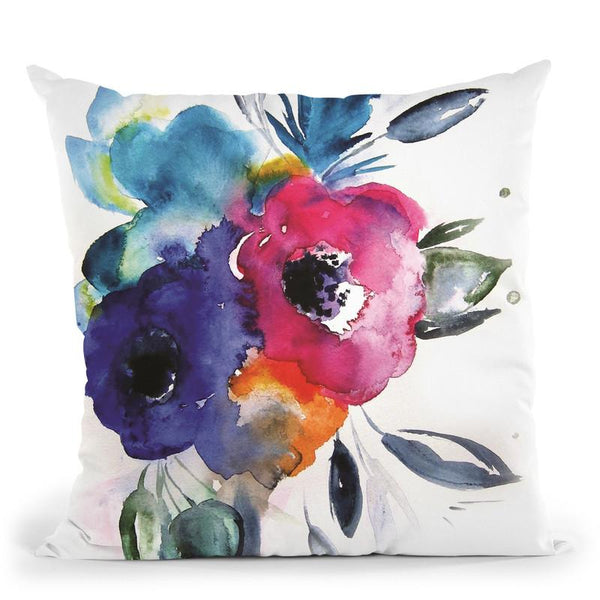 Floralno Throw Pillow By Christine Lindstrom