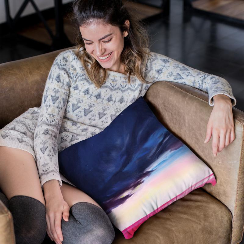 After The Storm Throw Pillow By Christine Lindstrom