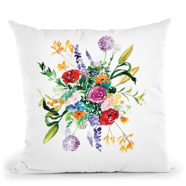 Flower Mandala Throw Pillow By Christine Lindstrom
