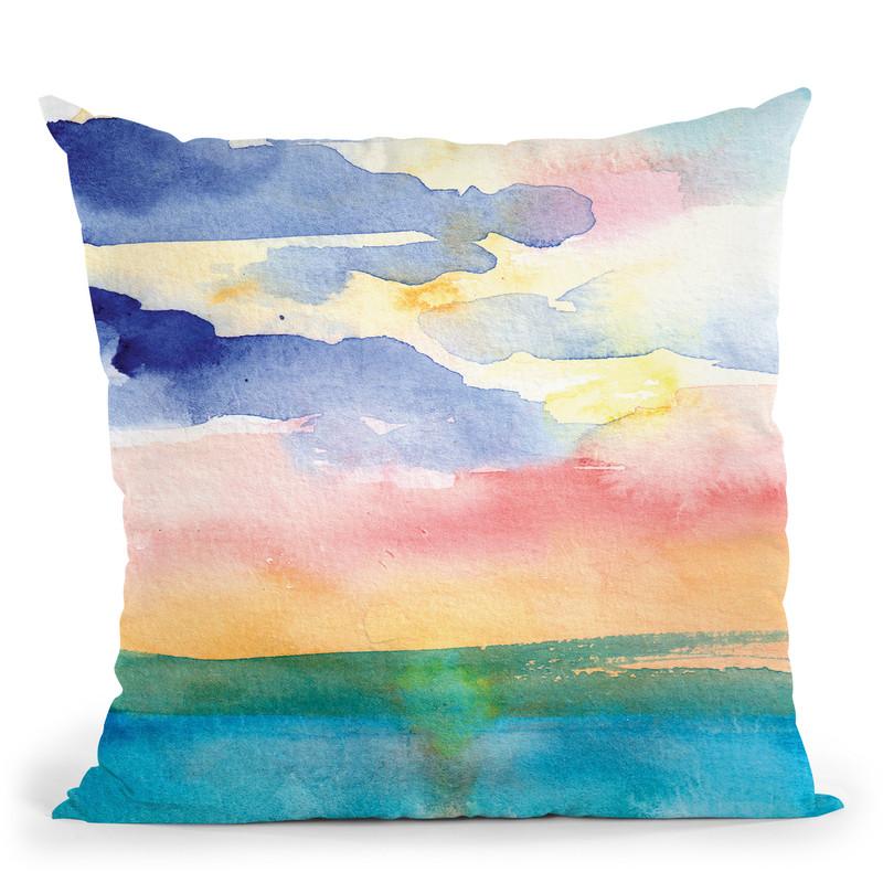 Landscape Ii Throw Pillow By Christine Lindstrom