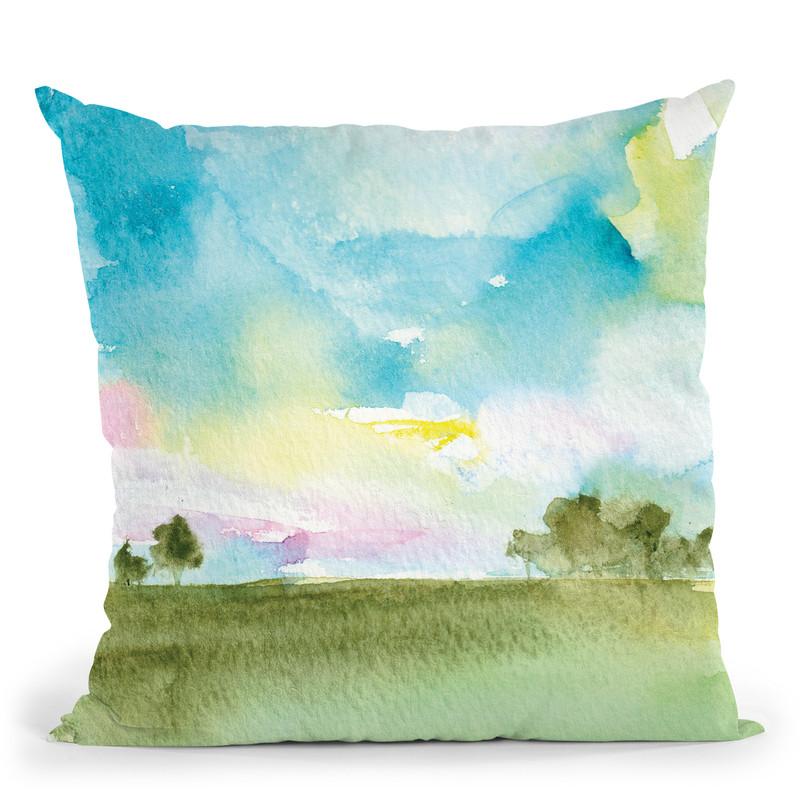Landscape Vii Throw Pillow By Christine Lindstrom