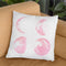 Moon Phases In Pink Throw Pillow By Christine Lindstrom