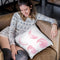 Moon Phases In Pink Throw Pillow By Christine Lindstrom