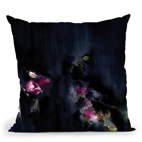 Night Garden Ii Throw Pillow By Christine Lindstrom